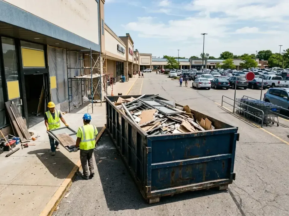 retail-store-renovation-debris-003 — frequently asked questions, Roll-off Dumpster Rentals in Camp Springs, MD
